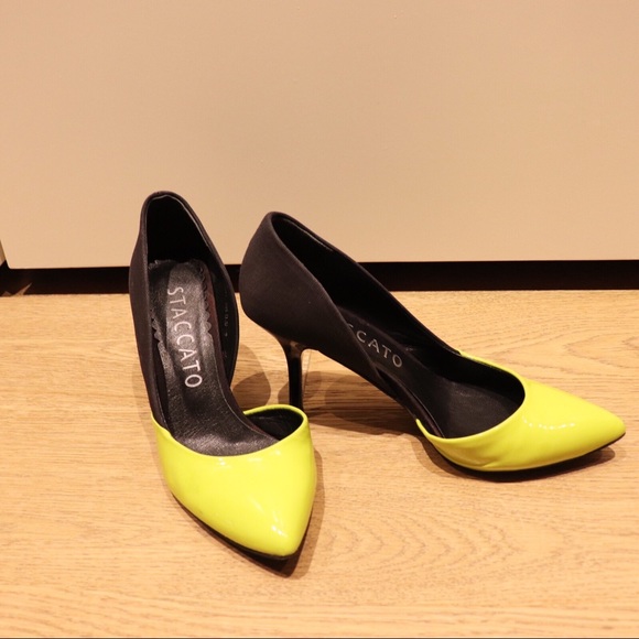 Green black heels - Picture 2 of 3